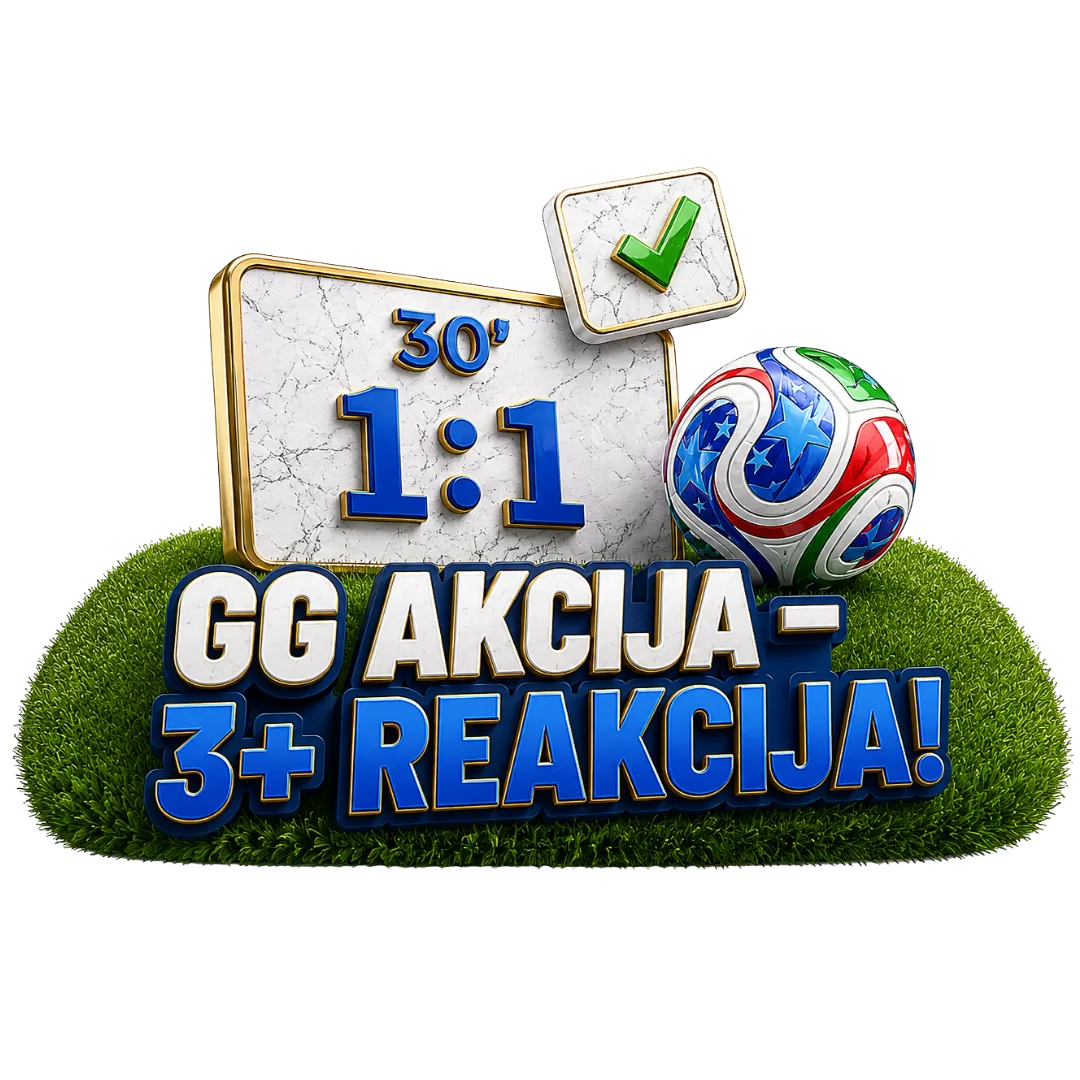 GG Akcija - 3+ reakcija
